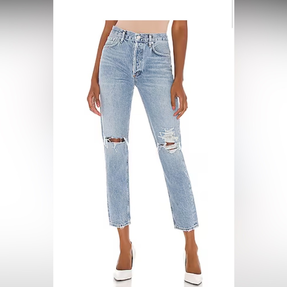 AGOLDE Jamie High Rise Classic Jeans, size 28, color Spectator